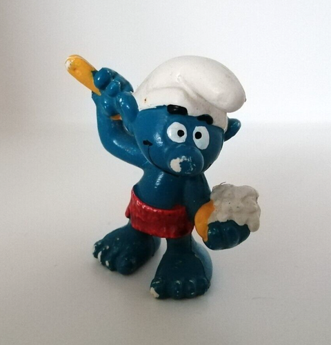 Figurine PVC Schtroumpfs vintage à emporter Ganzbros - France Figurine PVC Schtroumpfs vintage à emporter Ganzbros - France