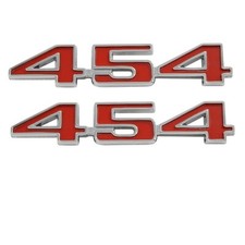1973 1974 Corvette Hood Number Set 454 Pair Made in the USA