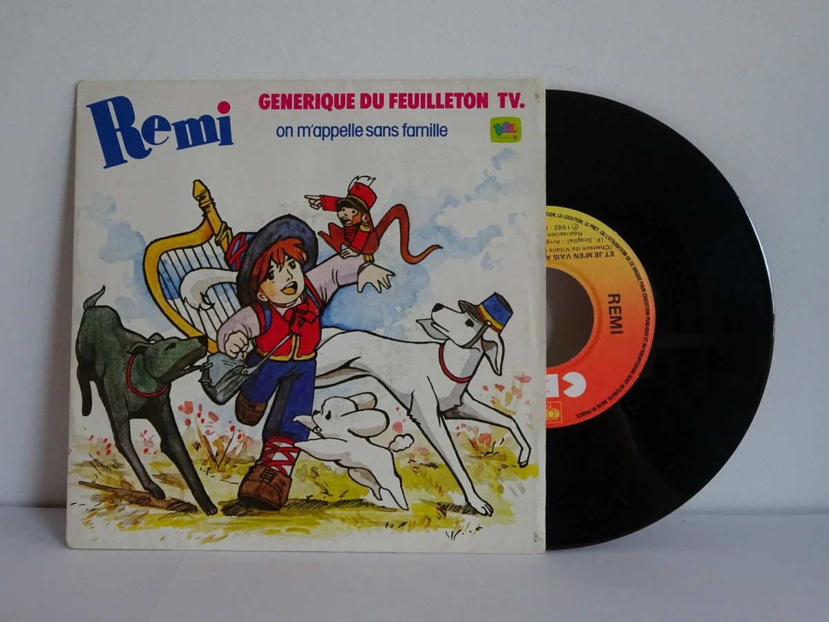 Remi Sans Famille Dessin Animé Generique 45T 45 Tours Disque vinyle - Générique Rémi sans famille | eBay