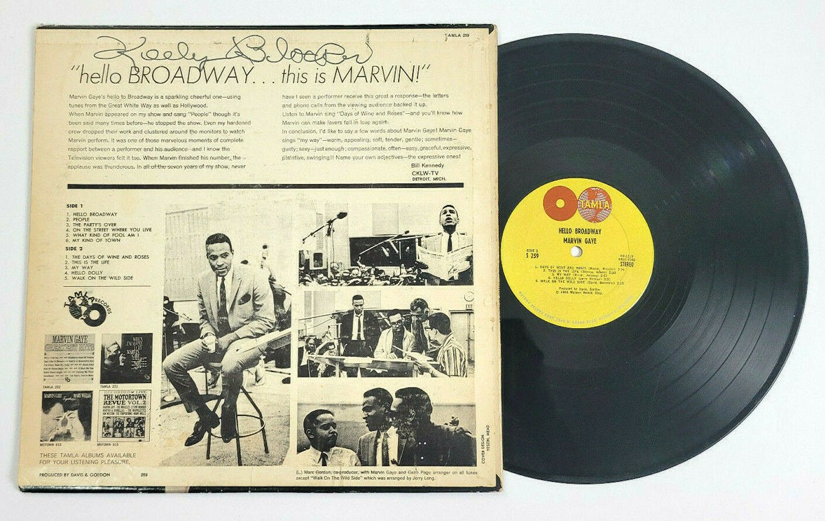 洋楽 Marvin Gaye Hello Broadway US Ori. LP MARVIN GAYE - HELLO BROADWAY - SOUL LP | eBay