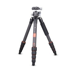 56 inch Carbon Fiber Camera Tripod Compact Travel Tripod with 28mm Ball Head