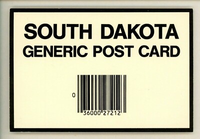 '' Generic '' Postcard Comic Greetings from South Dakota SD State