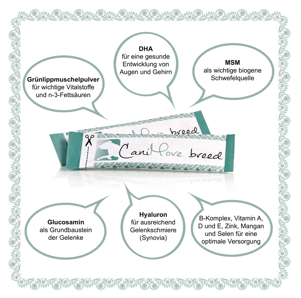 CaniMove breed (100 Sticks) zur Unterstützung von Wachstum und Gelenkversorgung - Bild 4 von 4