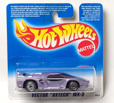 Hot Wheels Vector Avtech WX-3 UH short card blister creased | eBay