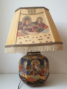 Lampe Ancienne Porcelaine Satsuma Japon Faience Antique Chinese Japanese Vintage Ebay 