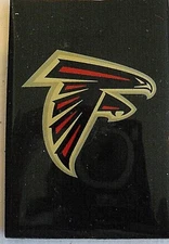 ATLANTA FALCONS LOGO 2 INCH BY 3 INCH BLACK REFRIGERATOR MAGNET