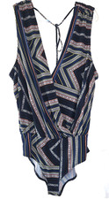 BCBGeneration Women's Multicolor Bodysuit Sz M