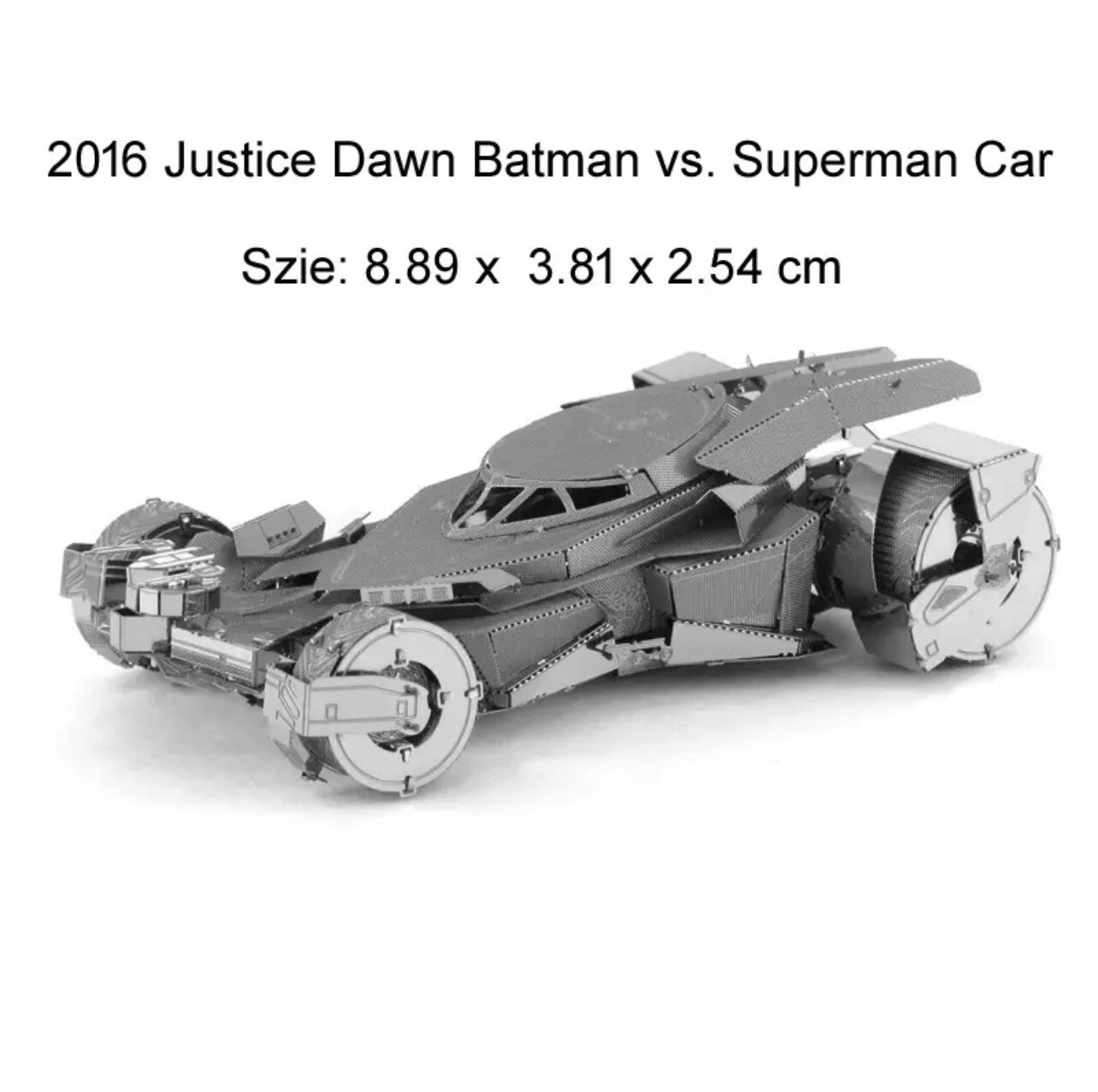 DC Batmobile Batman vs Superman Dawn of Justice 3D Metal Model Self ...