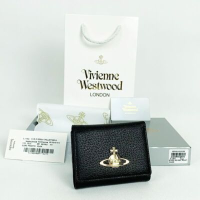 see description 4colors Vivienne Westwood Tri-fold Wallet, Clasp