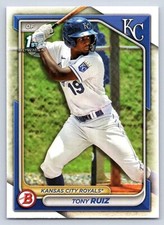 TONY RUIZ  ROYALS RC 1st card   2024 BOWMAN PROSPECTS #BP-80