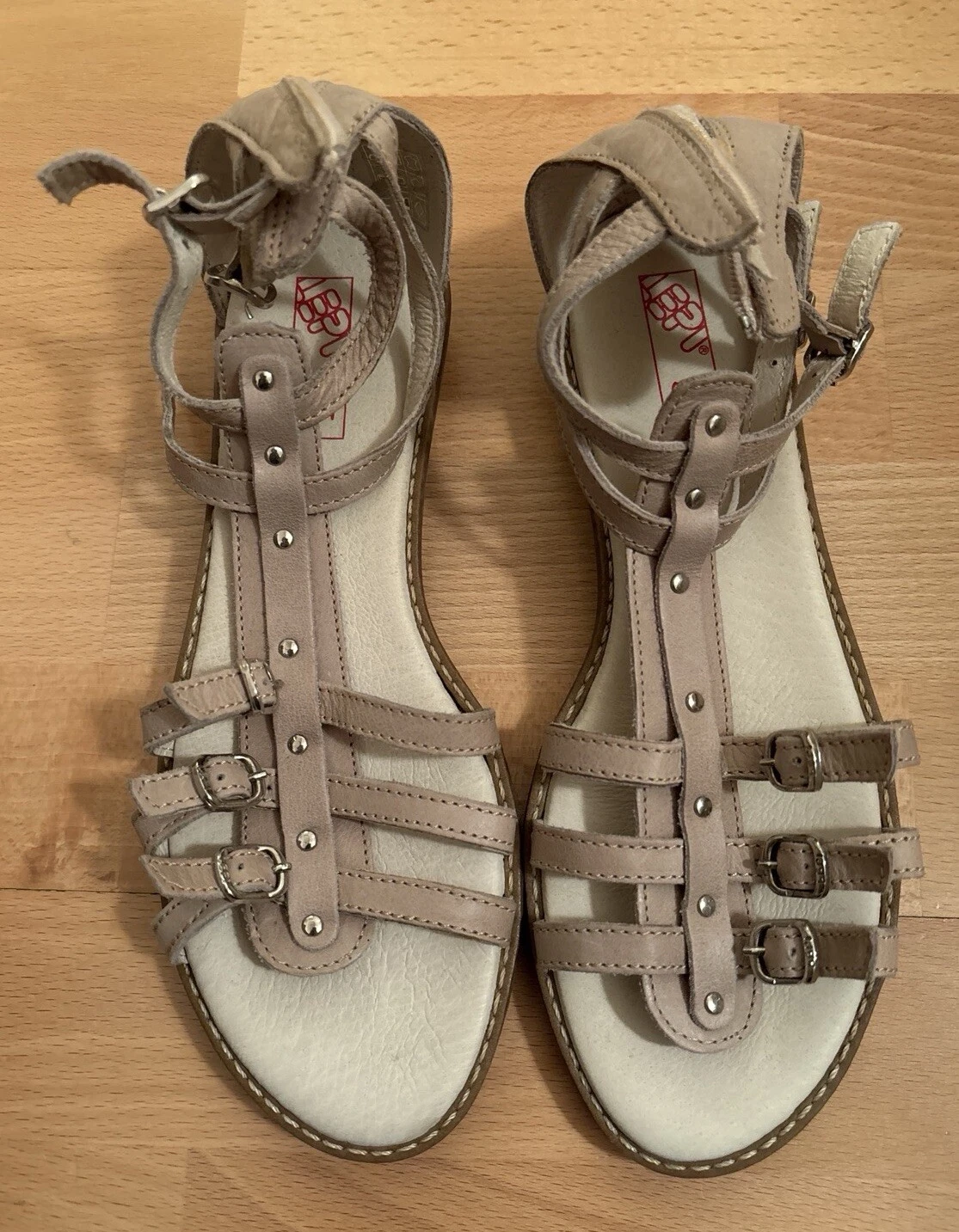 Lepi, Sandalen, Größe 37, beige