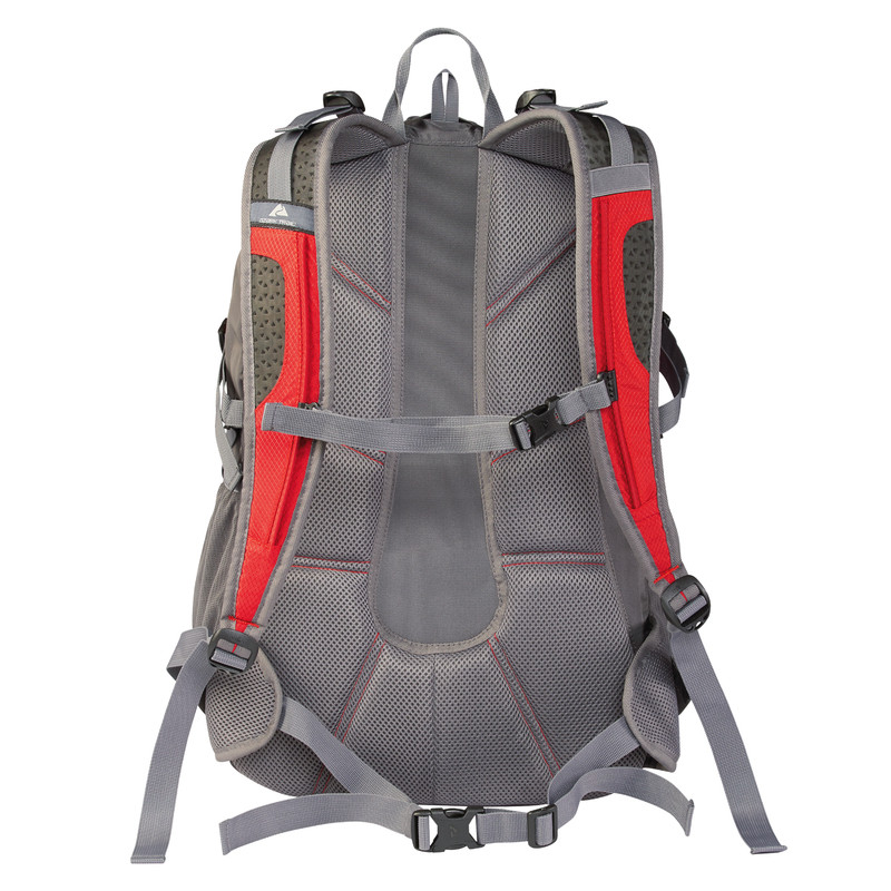 Ozark Trail 36L Kachemak Hydration-Compatible Hiking Backpack, Red