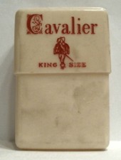 COLLECTIBLE Plastic Cavalier King Size Pack Case, Very Good Condition, USA Made