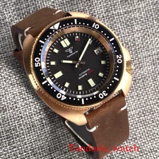 44mm Tandorio Date Solid Full Cusn8 Bronze NH35A PT5000 200M Waterproof Watch