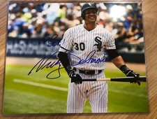 CHICAGO WHITE SOX NICKY DELMONICO SIGNED AUTO 8x10 Photo GO SOX