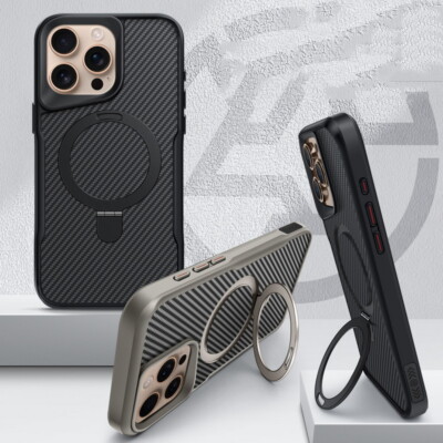 Magnetisch Handyhülle Mit Ständer Hybrid Cover Für iPhone 16 Pro Max 15 14 13 12