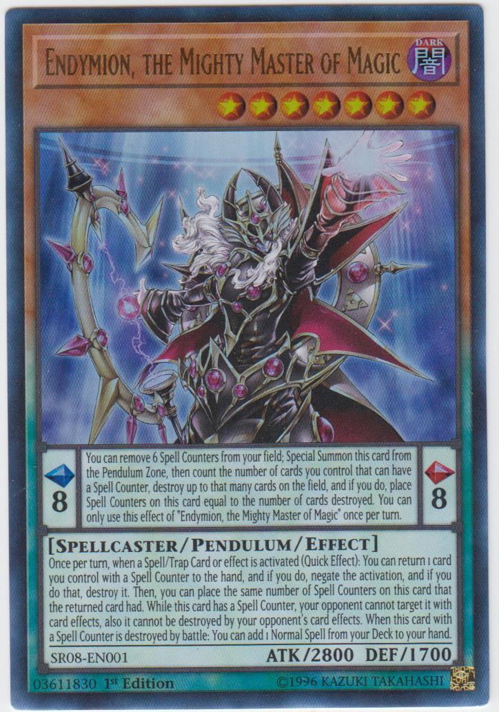 Yugioh! LP Endymion, the Mighty Master of Magic - SR08-EN001