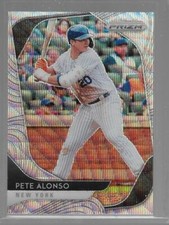 2020 Panini Prizm Blue Wave Prizm Pete Alonso #66 New York Mets #'d 53/60