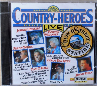 Country Heroes Live - Johnny Russell, Porter Wagoner u.a. - CD neu & OVP