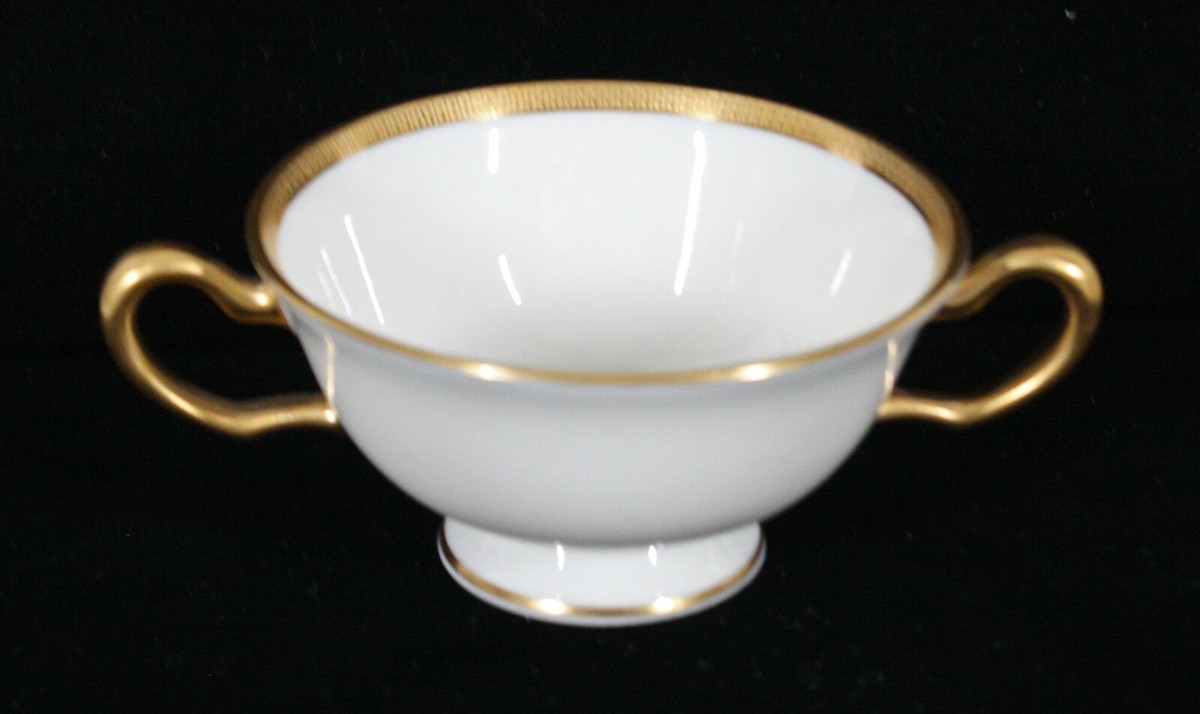 RARE! ANTIQUE LENOX CHINA OVINGTON BROS.TUXEDO J33 2 HANDLED CREAM