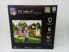 NFL-DALLAS COWBOYS Logo Brands 7' Inflatable Light-Up LED Lit Mascot for Yards