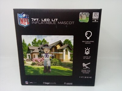 NFL-DALLAS COWBOYS Logo Brands 7' Inflatable Light-Up LED Lit