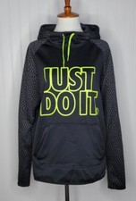 Nike Therma-Fit Pullover Hoodie w/ Thumbholes Women's Size Medium Just Do it