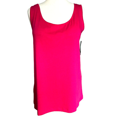 APT. 9 Modern Essentials Tank Top Women Sz 2X Empress Pink Sleeveless NEW w Tag