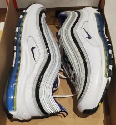 Nike Air Max 97 Kaomoji White Black Signal Blue Purple DD9598-100