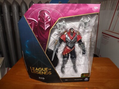 LEAGUE OF LEGENDS ZED 7'' FIGURE WITH ACC CHAMPION COLLECTION 1ST ED. NIB 2021