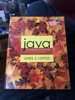 Java Software Solutions: Foundations of Program Design [No CDROM]