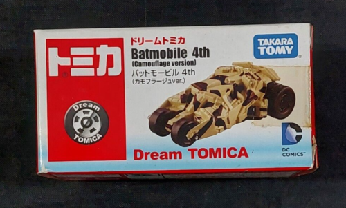 Dream Tomica Batman Batmobile 4th Camouflage Ver Tumbler Takara Tomy DC Comics