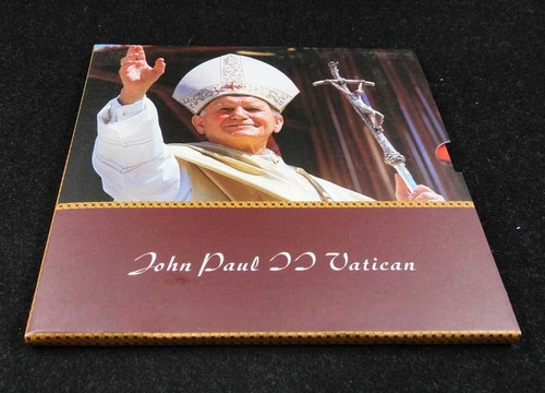 Vaticano Set of 8 Pieces JPOPE JOHN PAUL II 2005 UNC With an Album - Picture 2 of 6