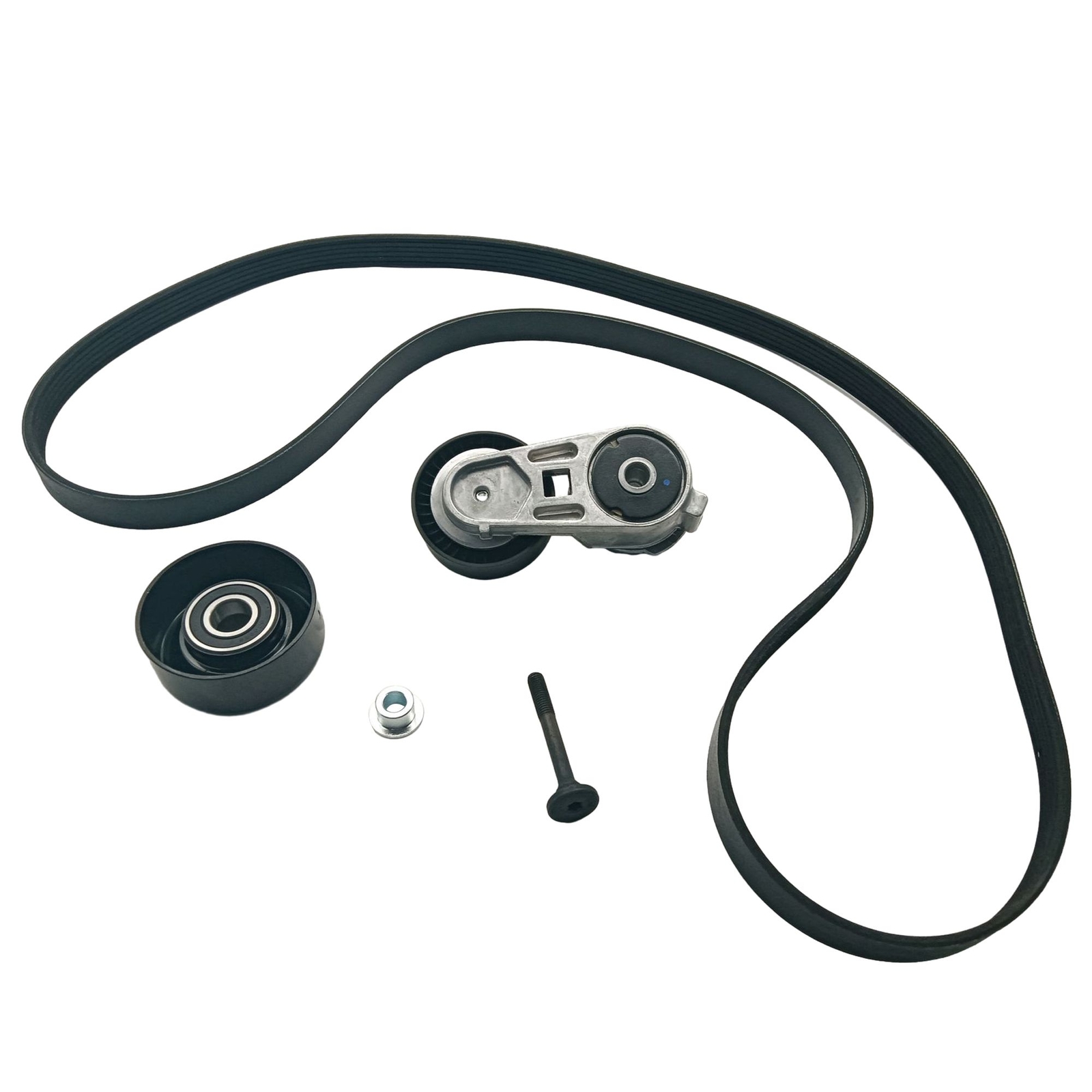 Serpentine Belt Tensioner Pulley Kit for 99-06 Jeep Wrangler Grand Cherokee 4.0L