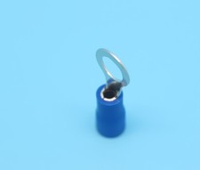 100Pcs Blue Ring Insulated Wire Connector Electrical Crimp Terminal RV2-4
