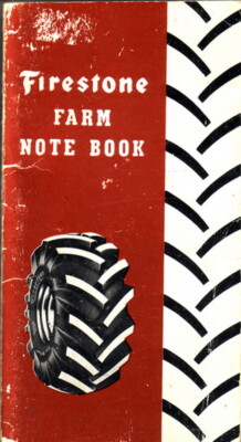 Vintage Firestone Farm Note Book 1953-1955 Calendar