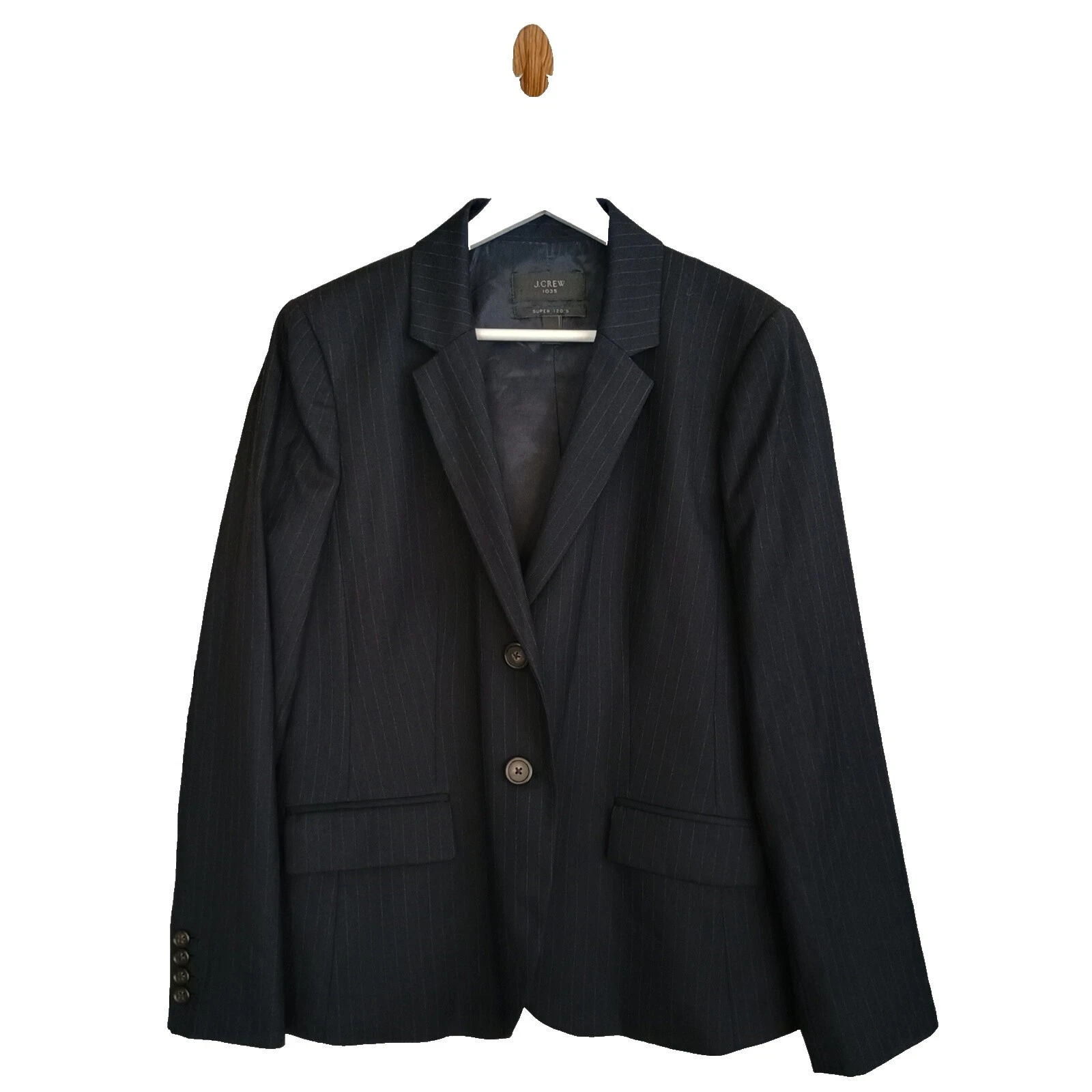 J.CREW Black Striped Coats, Jackets & Vests for Women