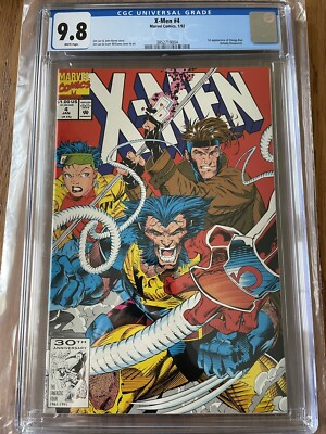 X-MEN #4 CGC 9.8 1st Appearance Omega Red. Marvel 1992 White Pages