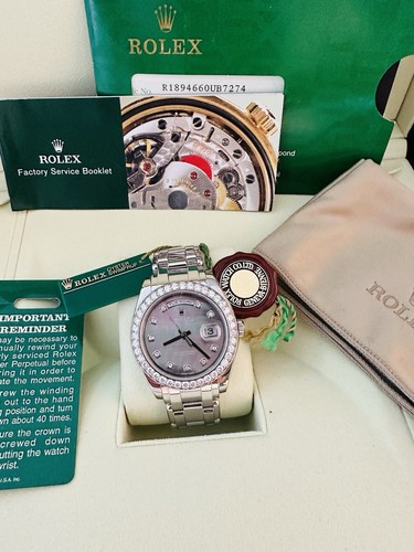 Men’s Rare Rolex Day-Date Masterpiece 39mm Ref 18946 Platinum ...