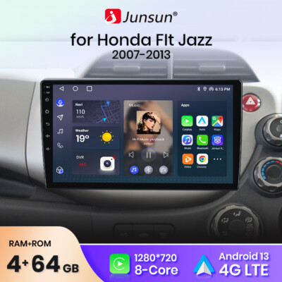 10''Android13 Autoradio GPS Navi WIFI Für Honda FIT JAZZ 2007-2013 Carplay 4G+64G