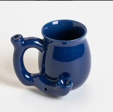 Premium Wake & Bake Ceramic BLUE / PINK/GREEN MARBLE Mug Coffee Cup Smoking Pipe