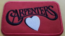 Embroidered The Carpenters Patch approx 2.5x3.75"