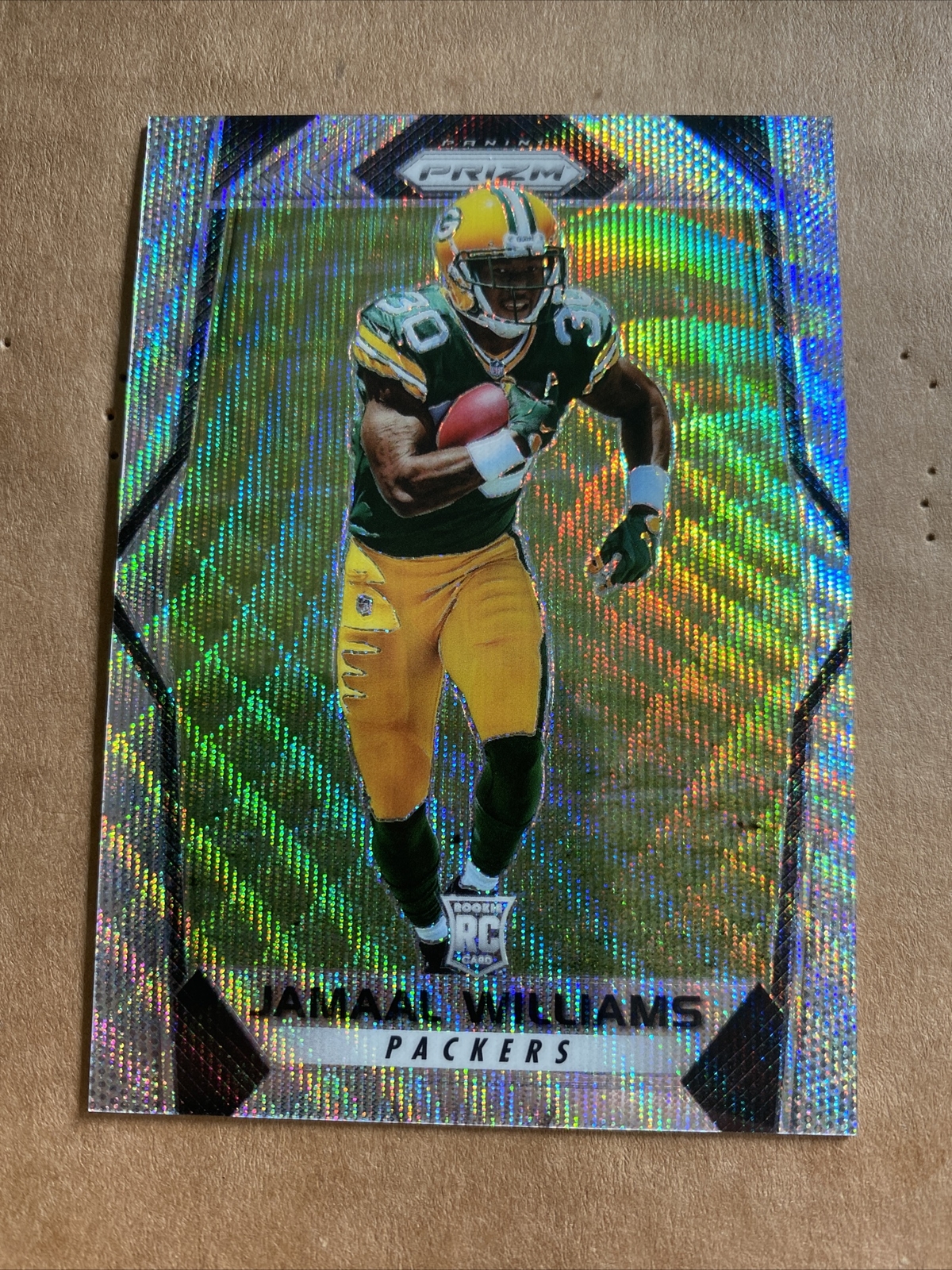 2017 Panini Prizm Rookies Blue Wave Prizm /149 Jamaal Williams #237 Rookie RC