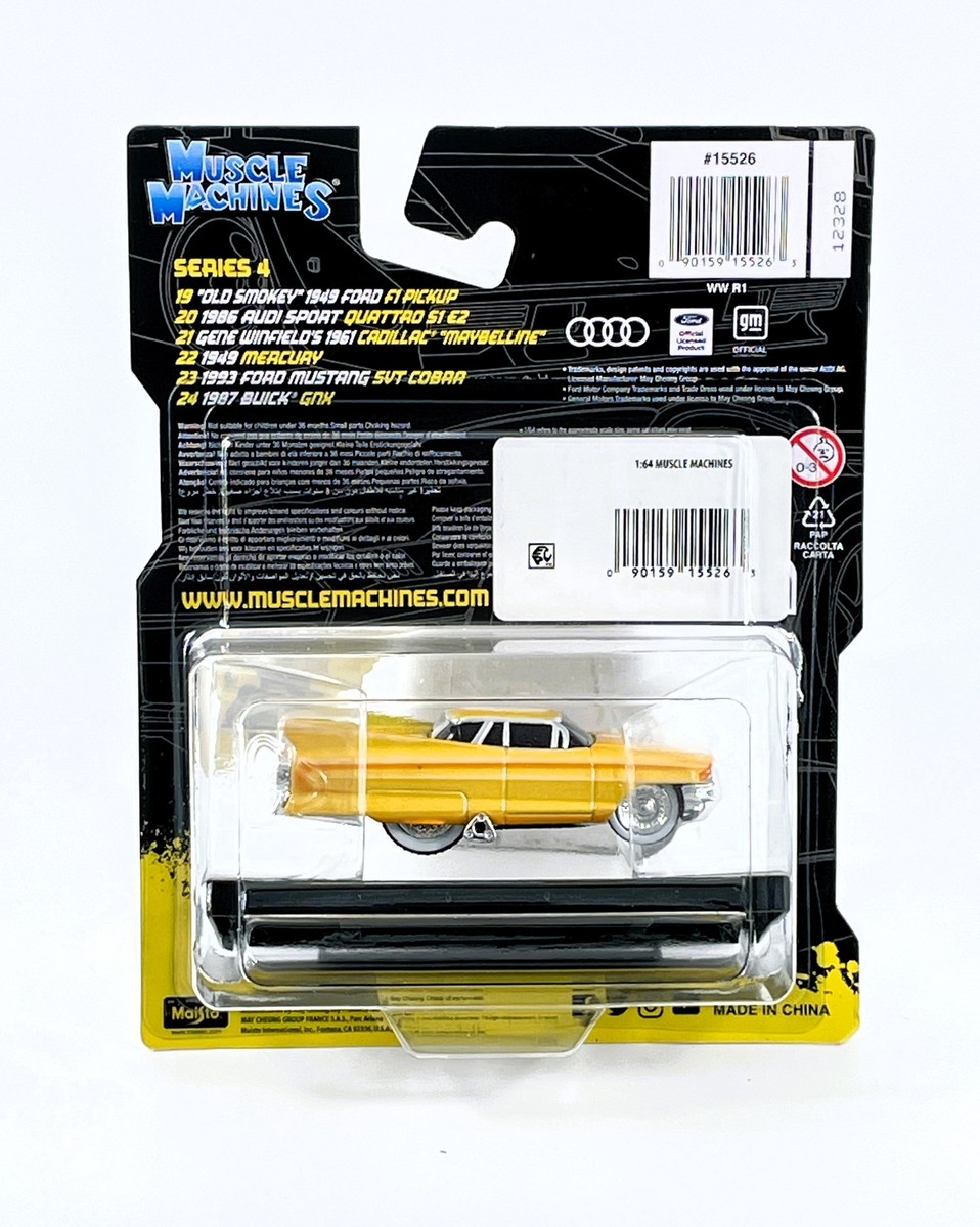 Muscle Machines Gene Winfields 1961 Cadillac Maybelline Yellow die