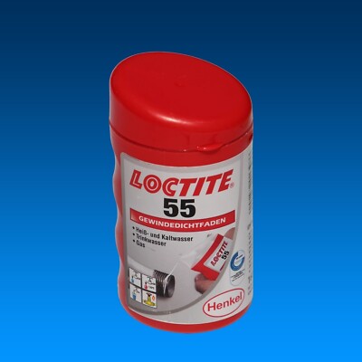 Loctite 55 Gewindedichtfaden 160 m f. Wasser Heizung Gas Gewindeabdichtung