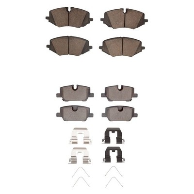 For Chevy Trailblazer 21-26 R1 Concepts Optimum OEp Front & Rear Brake Pad Set