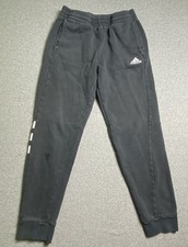 Adidas Boys Joggers Fleece Size L  14-16 Dark Gray