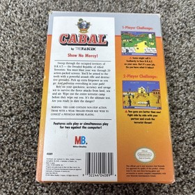 Cabal  (Nintendo Entertainment System) NES CIB COMPLETE Authentic 