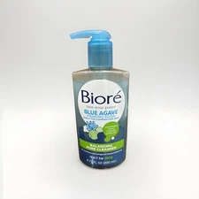 Biore Blue Agave + Baking Soda Balancing Pore Cleanser, Exfoliates, 6.77oz