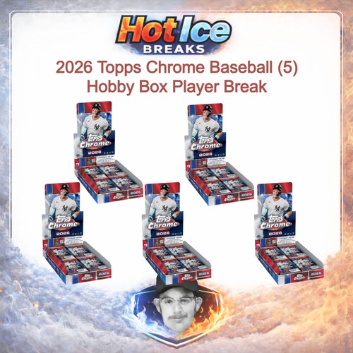 Red Box Dustin Pedroia Boston Red Sox 2026 Topps Chrome 5 Hobby Box Player ...